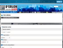Tablet Screenshot of erlon-immopro.com